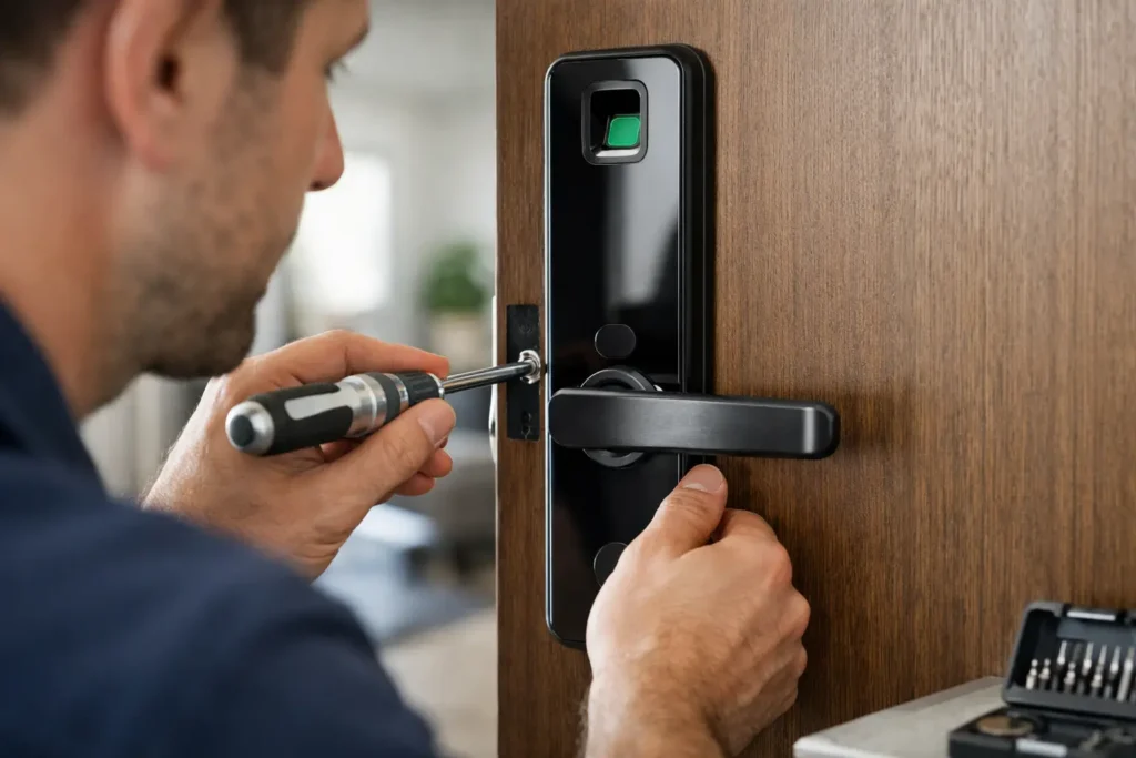 Fingerprint Door Lock Installation Done Right