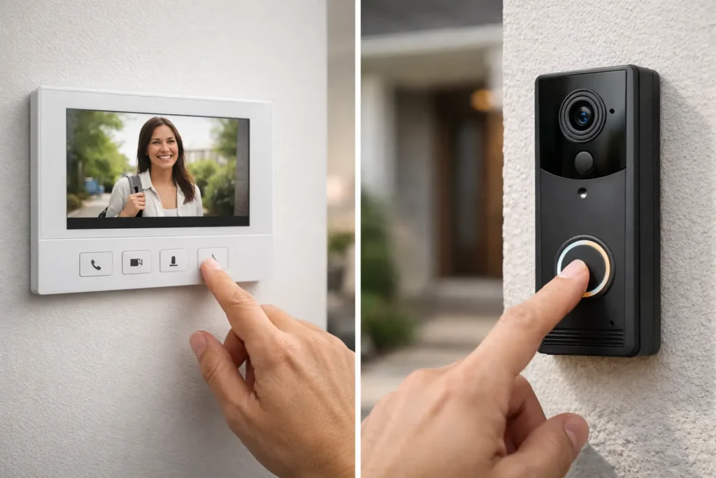 Video Intercom vs Doorbell Camera